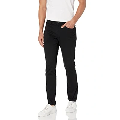 Abbildung von Amazon Essentials Herren 5 Pocket Chinohose, Komfortabler Stretch, Skinny Passform (Früher Goodthreads), Schwarz, 32W / 34L