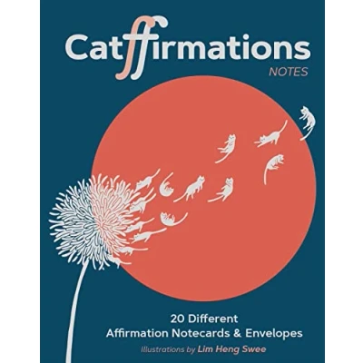 Abbildung von Catffirmations Notes: 20 Different Affirmation Notecards &amp; Envelopes
