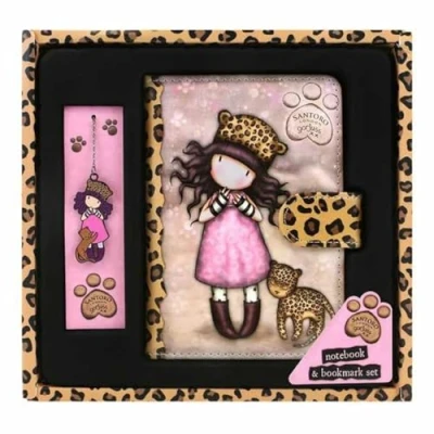 Abbildung von Safta Unisex Kinder 1086gj03 Set Notizbuch mit Lesezeichen Gorjuss Purrrrrfect Love, bunt, Medium
