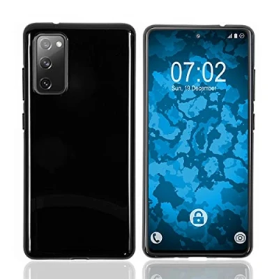 Abbildung von PhoneNatic case kompatibel mit Samsung Galaxy S20 FE schwarz Silikon Hülle Crystal Cover