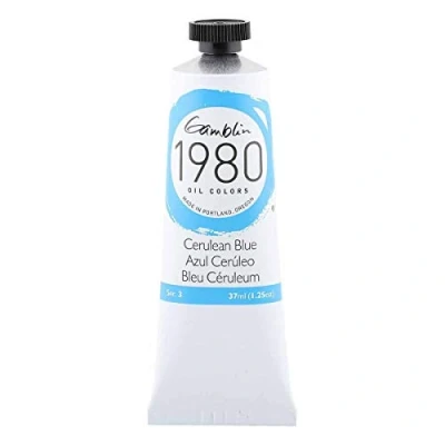 Abbildung von Gamblin 1980 Oelfarbe Coelinblau 37 ml