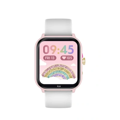 Abbildung von Ice Watch smart junior 2.0 Pink White Rosafarbene Connected für Kinder mit weißem Silikonarmband 022797 (1,75 inch)