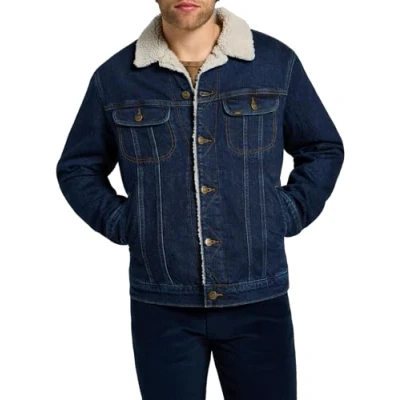 Abbildung von Lee Sherpa Jeansjacke, Herren, Größe: Small, Warm cider