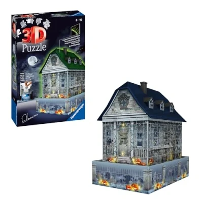 Abbildung von Ravensburger Gruselhaus BEI Nacht Puzzle für Kinder, Größe: One Size, Multi coloured