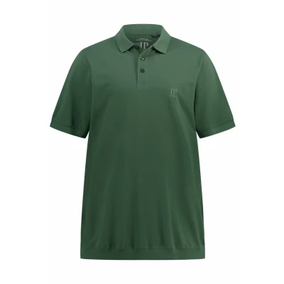 Abbildung von JP 1880 Herren Bauchfit Polo Pullover, Trübes Grün, 8XL EU