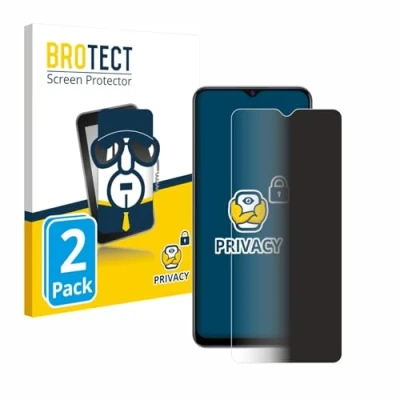 Abbildung von BROTECT (2 Stück Anti Spy Blickschutzfolie für Vivo Y72 5G Privacy Screen Protector [Displayschutz Folie, Sichtschutz, Blaulichtfilter]
