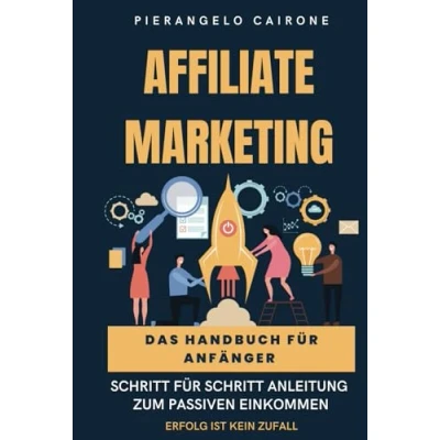 Abbildung von Affiliate Marketing Handbuch für Anfänger Schritt Anleitung zum passiven Einkommen: Online Geld verdienen im Internet mit