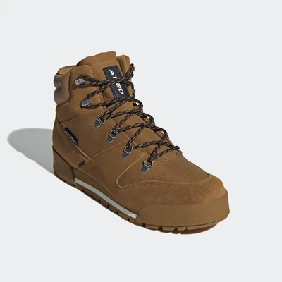 Abbildung von Adidas Terrex Snowpitch COLD.RDY Hiking Hikingschuh, Herren, Größe: 47 1/3, Bronze strata/bronze strata/semi impact orange Schuhe