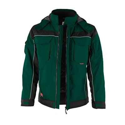 Abbildung von Qualitex Workwear Winterjacke &quot;PRO&quot; grün/schwarz, Gr. S