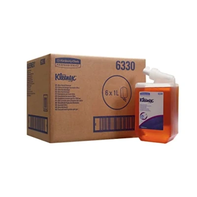 Abbildung von Kleenex Ultra, 6330, Handseife, 1 l, bernsteinfarben, 6 x l Kassetten