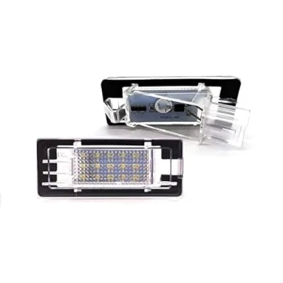 Abbildung von NP 2 Stück LED Kennzeichenbeleuchtung für R enault E space Scenic L aguna Fluence Captur Zoe Modus D acia uster odgy Logan