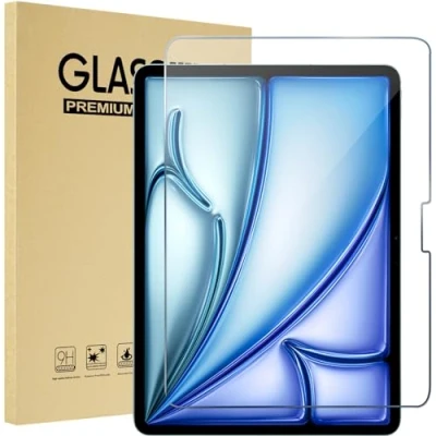 Abbildung von ProCase 1 Stück Schutzfolie für ipad Air 6 11 Zoll M2 2024, 9H Gehärtetes Glas 11&quot; (M2) Displayschutz Screen Protector Folie Schutzglas Kompatibel mit 6. Generation