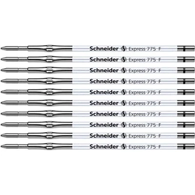 Abbildung von Schneider Express 775 F Kugelschreibermine (dokumentenecht) 10er Packung schwarz