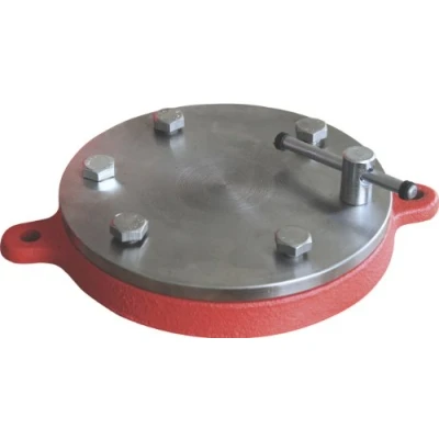 Abbildung von KS Tools 914.0035 Schraubstock mit Rundteller, 150 mm