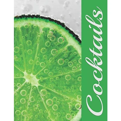Abbildung von Cocktails: A4 Blanko Rezeptbuch zum selberschreiben mit Register Für 100 Rezepte