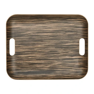 Abbildung von ASA Holztablett rechteckig ebony 45 x 36 cm