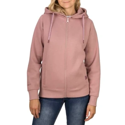 Abbildung von DENIMFY Kapuzensweatjacke Damen Sweatjacke DFClara Regular Fit Hoodie mit Kängurutasche