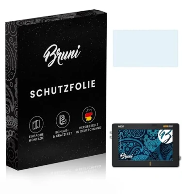 Abbildung von Bruni Schutzfolie kompatibel mit Blackmagic Design Video Assist 5 12G HDR Folie, glasklare Displayschutzfolie (2X)