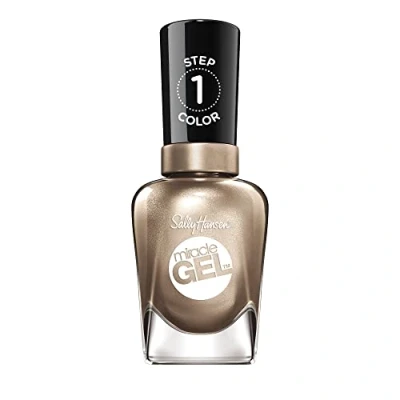 Abbildung von Sally Hansen Miracle Gel Nagellack ohne künstliches UV Licht Game of Chromes, gold, mit intensiv glänzendem Finish, Nr. 510, (1 x 14,7 ml)