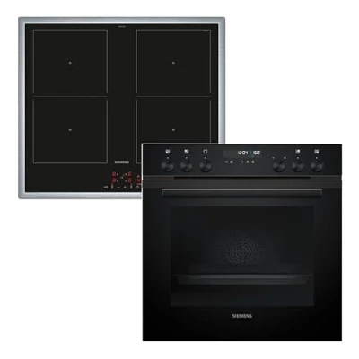 Abbildung von SIEMENS Elektro Herd Set &quot;HE278GBB4&quot;, mit Teleskopauszug nachrüstbar, cookControl30