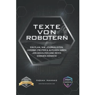 Abbildung von Texte von Robotern: Ein Schlachtplan, wie Journalisten, (Werbe )Texter &amp; Autoren ihren Job behalten und reich werden können!