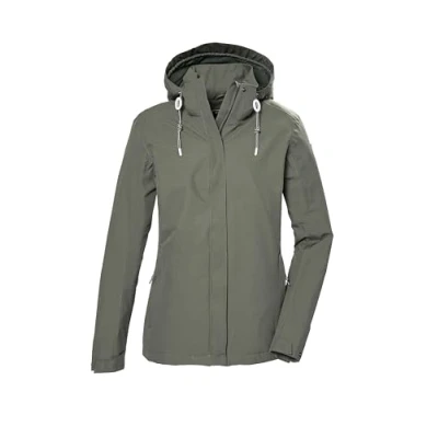 Abbildung von Killtec Outdoorjacke KOS 61 WMN JCKT Wasserdicht, atmungsaktiv, abnehmbare Kapuze, nachhaltige Herstellung
