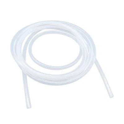 Abbildung von LAVMHAB Silikonschlauch 4mm ID x 8mm OD 5 Meter Länge, Lebensmitteltaugliche Schläuche Flexibler Schlauch Klar Wasser Luft Rohre für die Pumpe übertragen