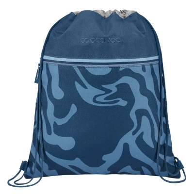 Abbildung von coocazoo TURN 10 Liter Sportbeutel für Kinder, Größe: One Size, Breaking waves