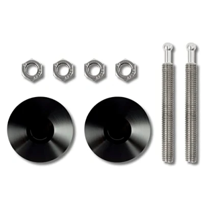 Abbildung von OCC MOTORSPORT SCHWARZ/SILBER KIT VERSCHLUSS DER MOTORHAUBE DRUCK Silberdruck