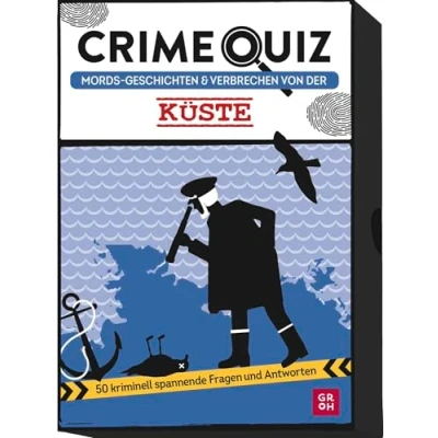 Abbildung von Crime Quiz Mords Geschichten und Verbrechen von der Küste: 50 kriminell spannende Fragen Antworten Ratespiel für True Fans (True Rätsel Box)
