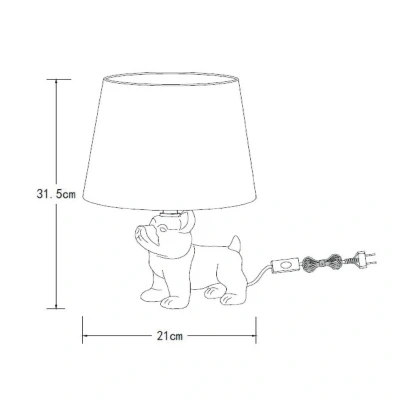 Abbildung von LUCIDE EXTRAVAGANZA SIR WINSTON Tischlampe 1xE14 Gold