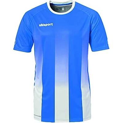 Abbildung von uhlsport Herren Stripe Trikot Trainingstrikot, azurblau/Weiß, XXS
