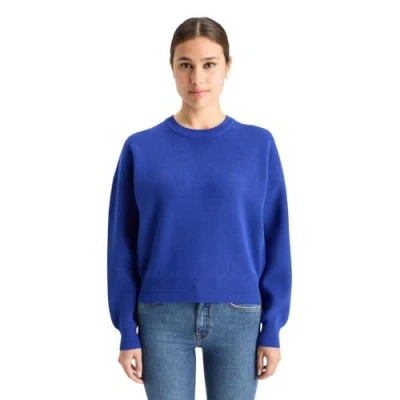 Abbildung von Scotch &amp; Soda Damen Compact Knitted Relaxed Pullover Sweater, Electric Blue 0704, M EU