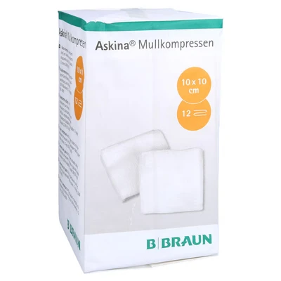 Abbildung von Askina Mullkompressen 10x10 cm unsteril 100 St