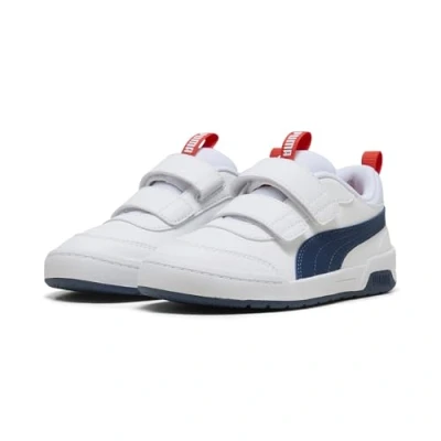 Abbildung von Puma Multiflex Walkingschuh für Kinder, Größe: 30, White/persian blue Schuhe