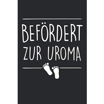 Abbildung von Befördert Zur Uroma: DIN A5 Dotted Punkteraster Heft für Uroma Notizbuch Tagebuch Planer Urenkel und Urenkelin Notiz Buch Geschenk Journal Urgroßmutter Notebook