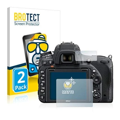 Abbildung von BROTECT Entspiegelungs Schutzfolie für Nikon D750 (2 Stück) Matte Displayschutz Folie, Anti Reflex, Fingerprint