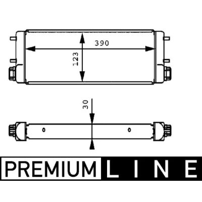 Abbildung von MAHLE ORIGINAL CLC 169 001P Ölkühler MERCEDES BENZ: W124 Limousine, S Klasse Coupe, G SUV kfzteile, kfzteile24, bandel online, bandel, atp
