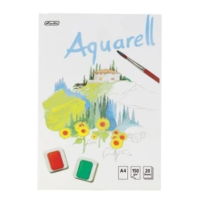 Abbildung von herlitz Aquarellblock DIN A4 20 Blatt