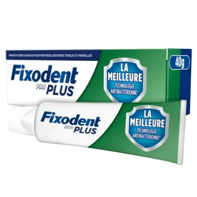 Abbildung von Fixodent Haftcreme für Zahnprothese Pro Plus Anti Partikel Pflege 40g