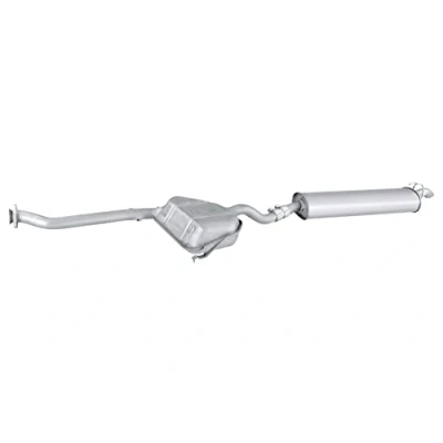 Abbildung von HELLA 8LD 366 031 611 Endschalldämpfer hinten mit Anbauteilen