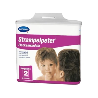 Abbildung von Hartmann Strampelpeter Flockenwindeln Saugstärke 2, 224 Stück St