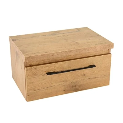 Abbildung von paplinskimoebel Badezimmer Badmöbel Unterschrank Schrank Waschbecken + Waschtisch klein 60 x 39 32 cm aufsatzwaschbecken gesetzt mit waschbeckenunterschrank badschrank Holz