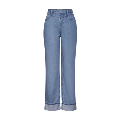 Abbildung von Street One Jeans Straight Leg, Damen, Größe: 27x30, Blau