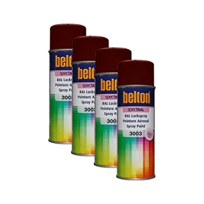 Abbildung von Kwasny 4X 324 043 Belton Spectral Lackspray RAL 3003 rubinrot Hochglanz 400ml
