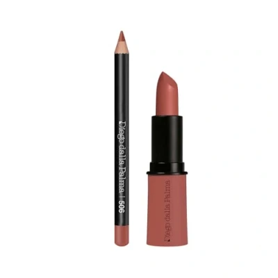 Abbildung von Diego Dalla Palma Lip Contour Set Lippenstift + Bleistift 506 Mauve