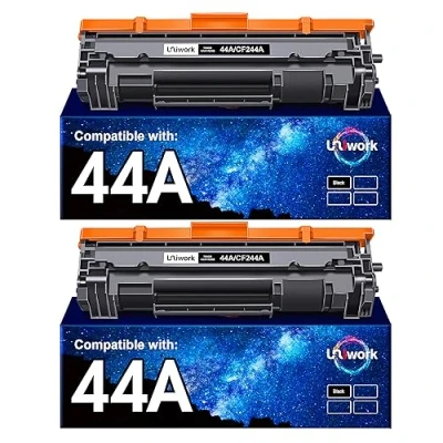 Abbildung von Uniwork 44A CF244A Toner Schwarz für HP Kartusche, Kompatibel Laserjet Pro M15w M16w M15a M16a M15 M16 Toner, MFP M28w M28a M29a M29w M28 M29 Drucker (Black, 2er Pack)