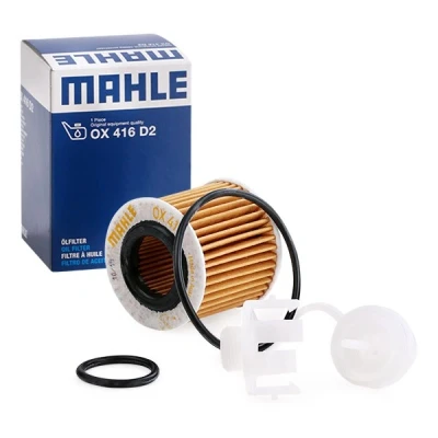 Abbildung von MAHLE ORIGINAL OX 416D2 Ölfilter Filtereinsatz TOYOTA: Yaris II Schrägheck, III iQ, SUBARU: Trezia II, DAIHATSU: Sirion