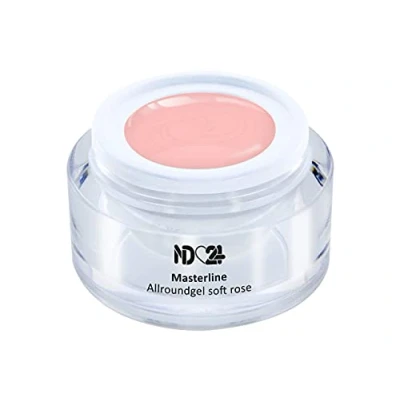 Abbildung von Masterline Allround 1 Phasen Gel Soft Rose Uv/Led Studio Qualität Made In Germany 30ml