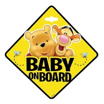 Abbildung von Disney Hinweisschild Baby ON Board Winnie The Pooh 9625